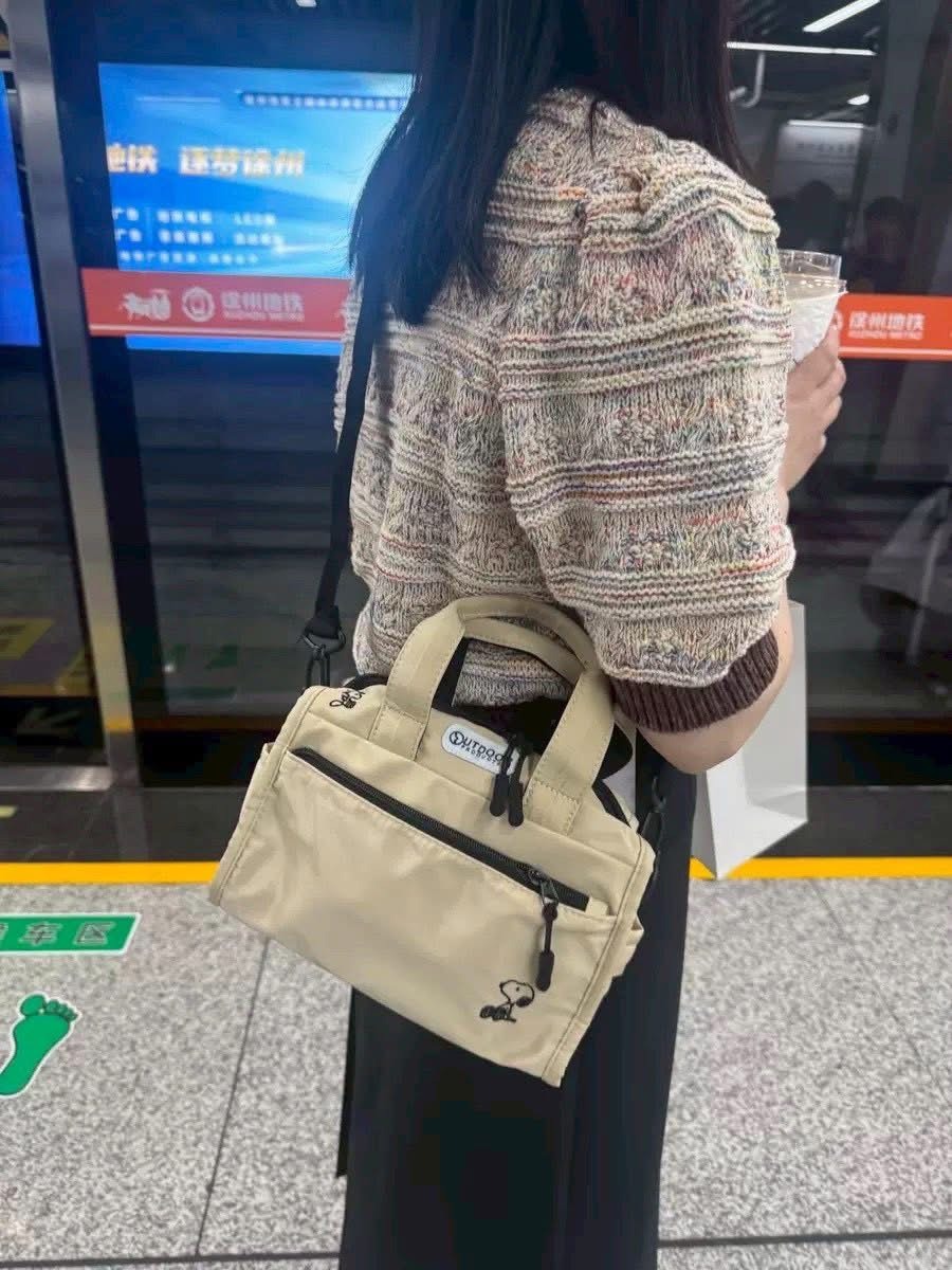 🔥日系史努比手提斜挎包🔥-0539