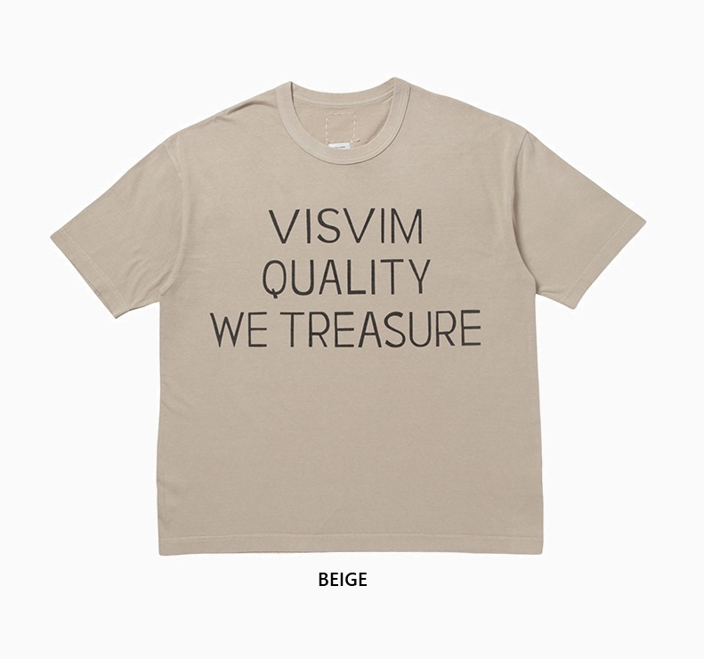 9/19 RE-STOCK: VISVIM 2025 A/W JUMBO TEE S/S TREASURE DMGD - PRE ORDER ITEM (預訂中)