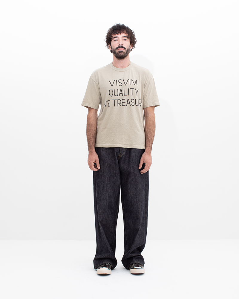 9/19 RE-STOCK: VISVIM 2025 A/W JUMBO TEE S/S TREASURE DMGD - PRE ORDER ITEM (預訂中)