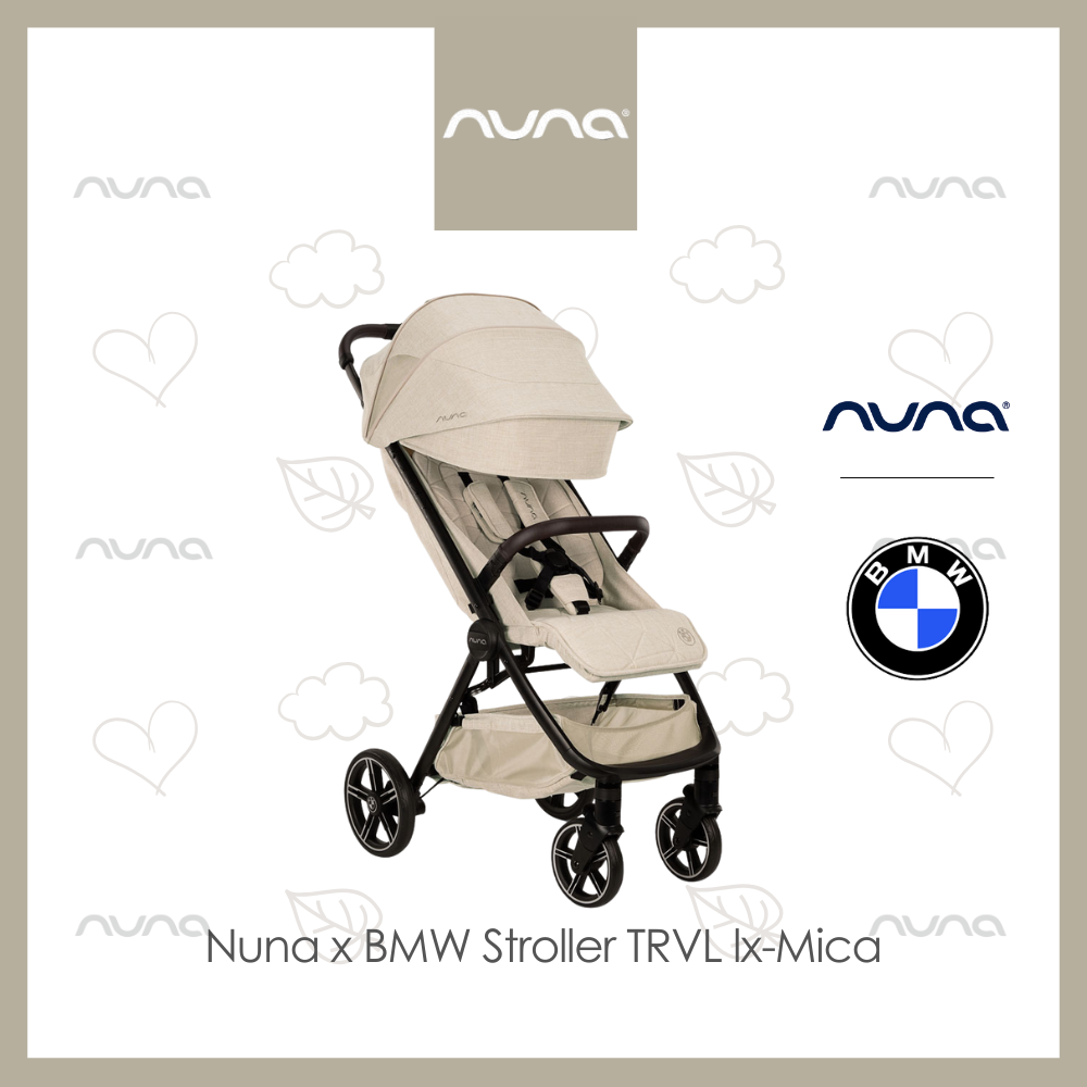 Nuna TRVL lx Deluxe Edition Self-Folding Stroller-Mica