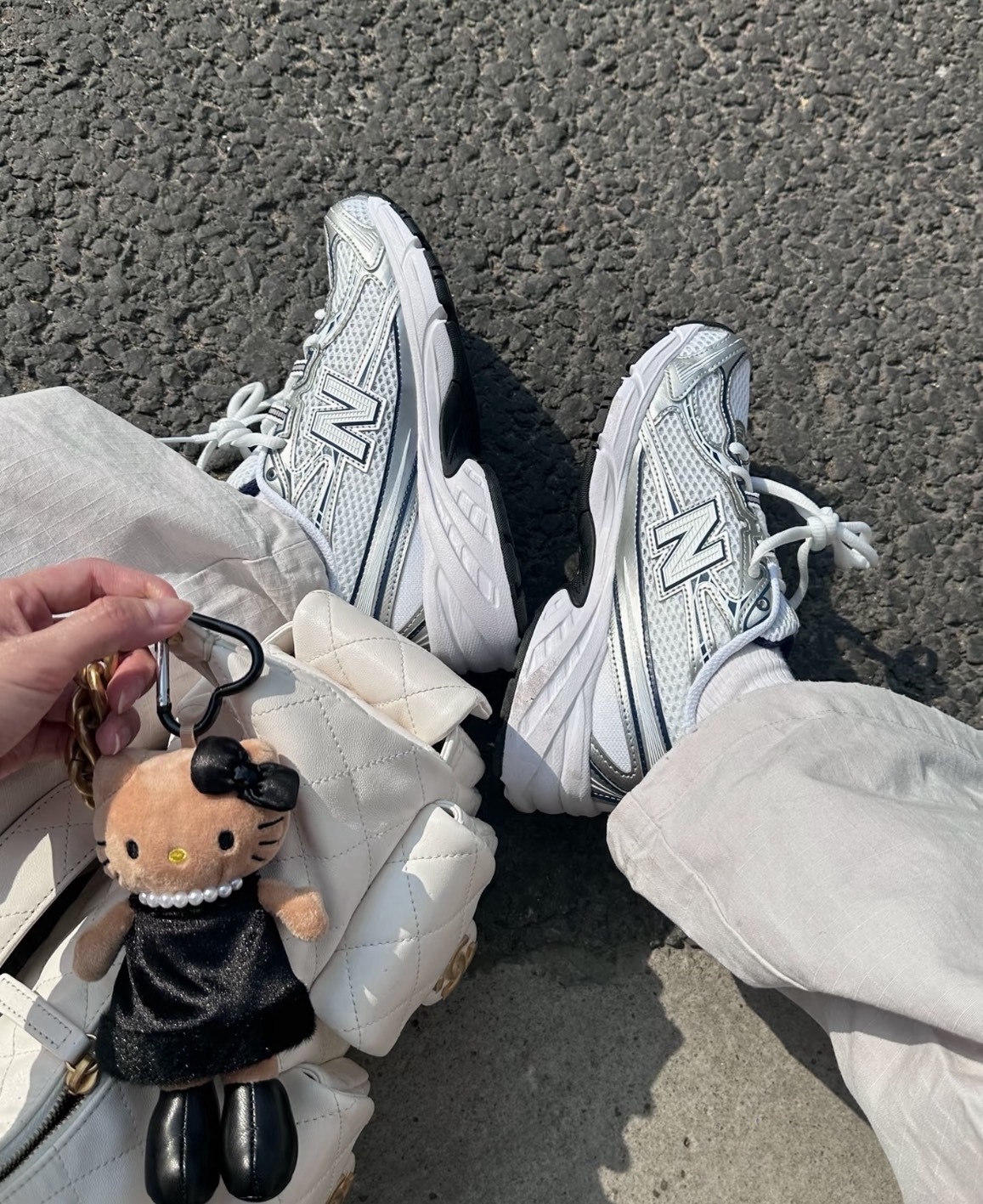 NEW BALANCE 慢跑鞋 NB 740 白銀藍 復古 情侶鞋 男女 U740WN2