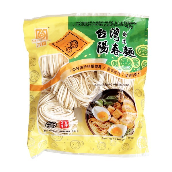 六福台灣勁道陽春麵 / 六福陽春麵 340G
