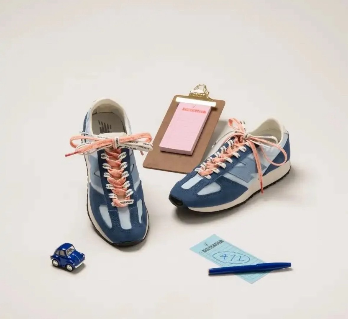 NEW BALANCE 休閒鞋 NB 471 藍色 麂皮 復古鞋 男女 U471AO