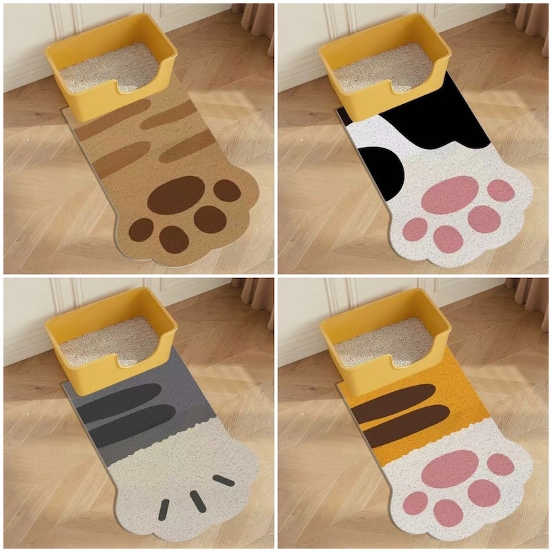 《09012》貓咪爪爪造型絲圈地墊