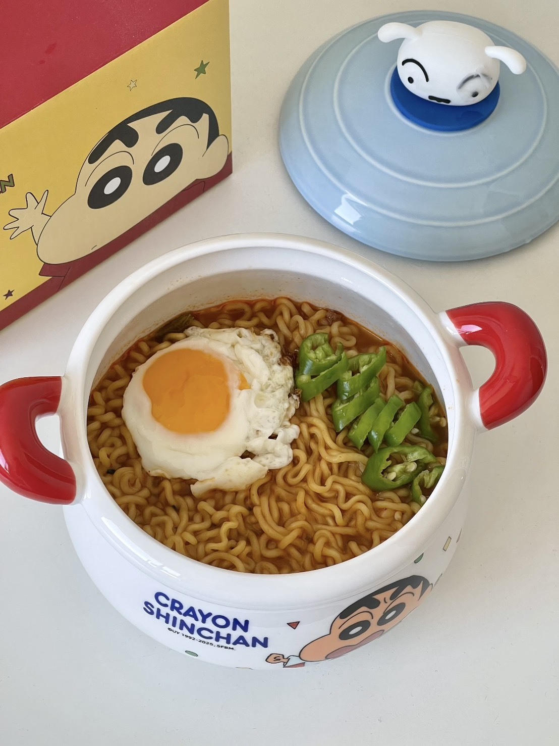 蠟筆小新 大容量 雙耳泡麵碗