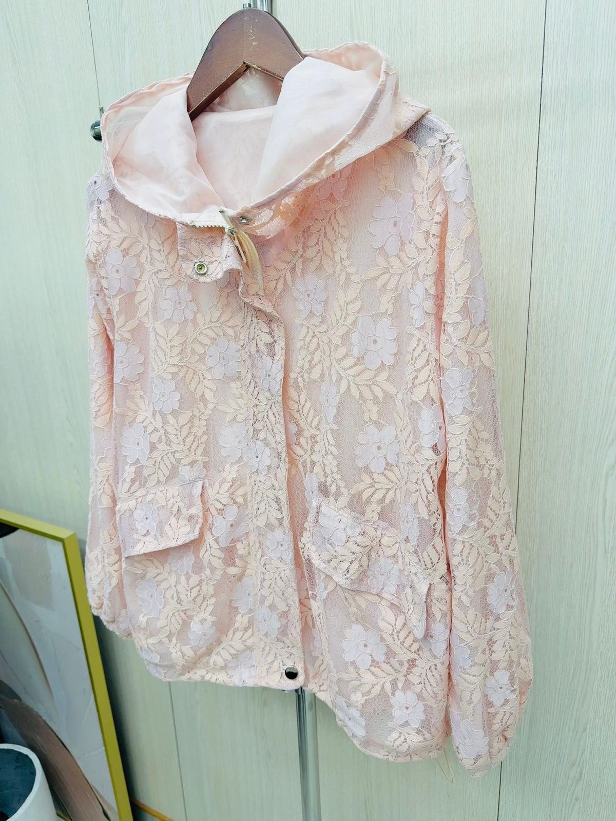 韓國高質lace 外套coral ~105B