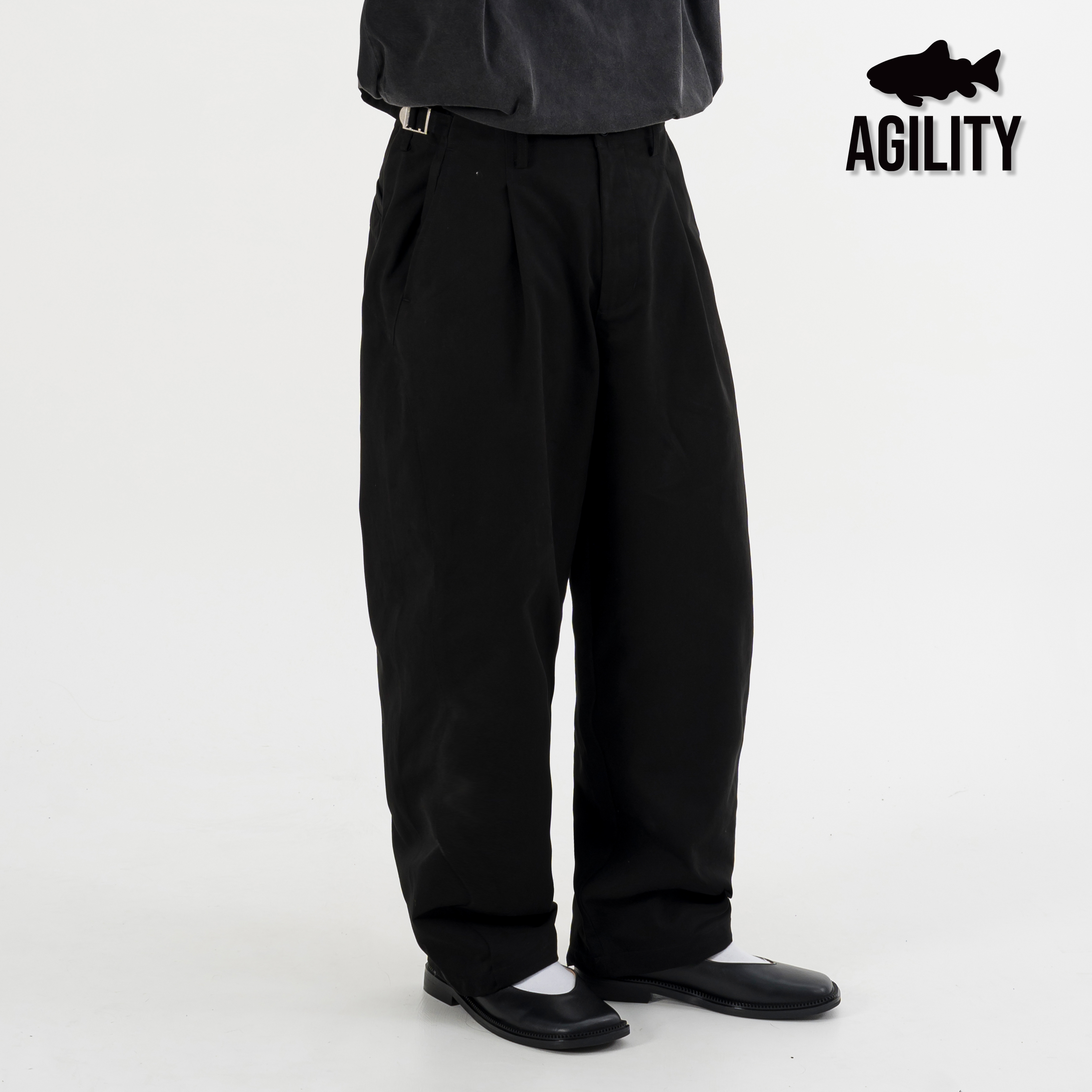 AGILITY Twill Tailored Straight Pants 斜紋布 剪裁直筒長褲 [A9]