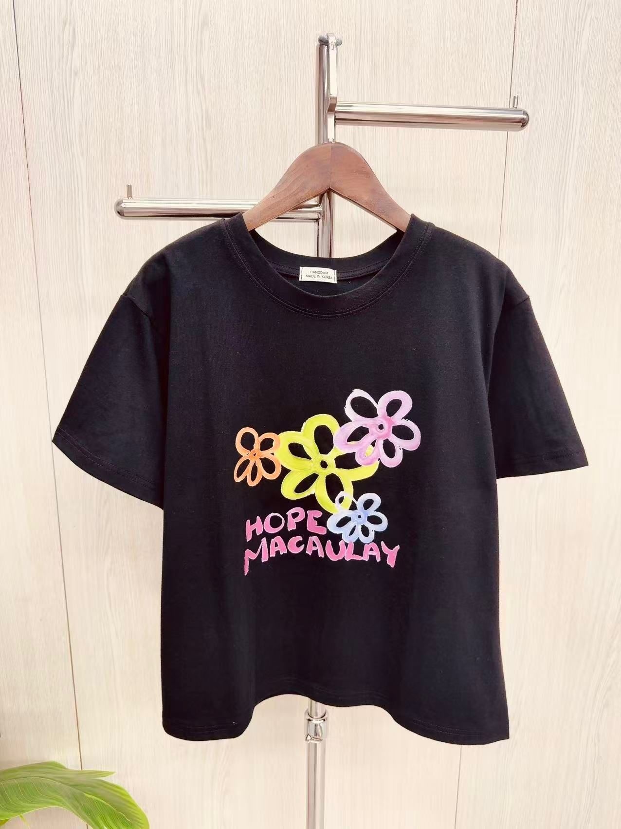 韓國高質花圖Handdam tee~105D