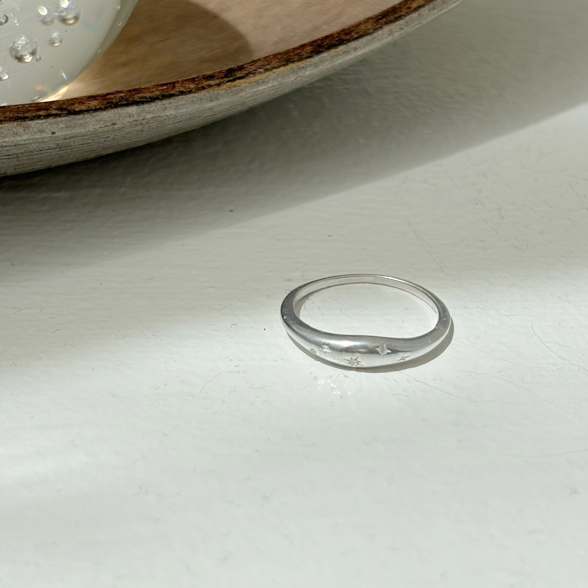 不規則星芒鋯石戒指