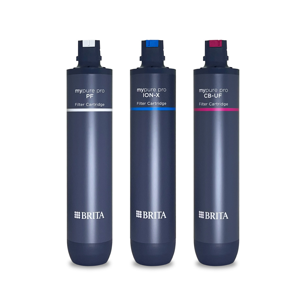 【BRITA】德國 mypure pro X6 專用替換濾芯組 硬水軟化型過濾(三支組)