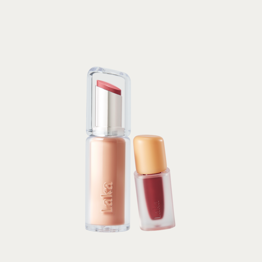 玻璃光 mini果然唇釉組- Laka