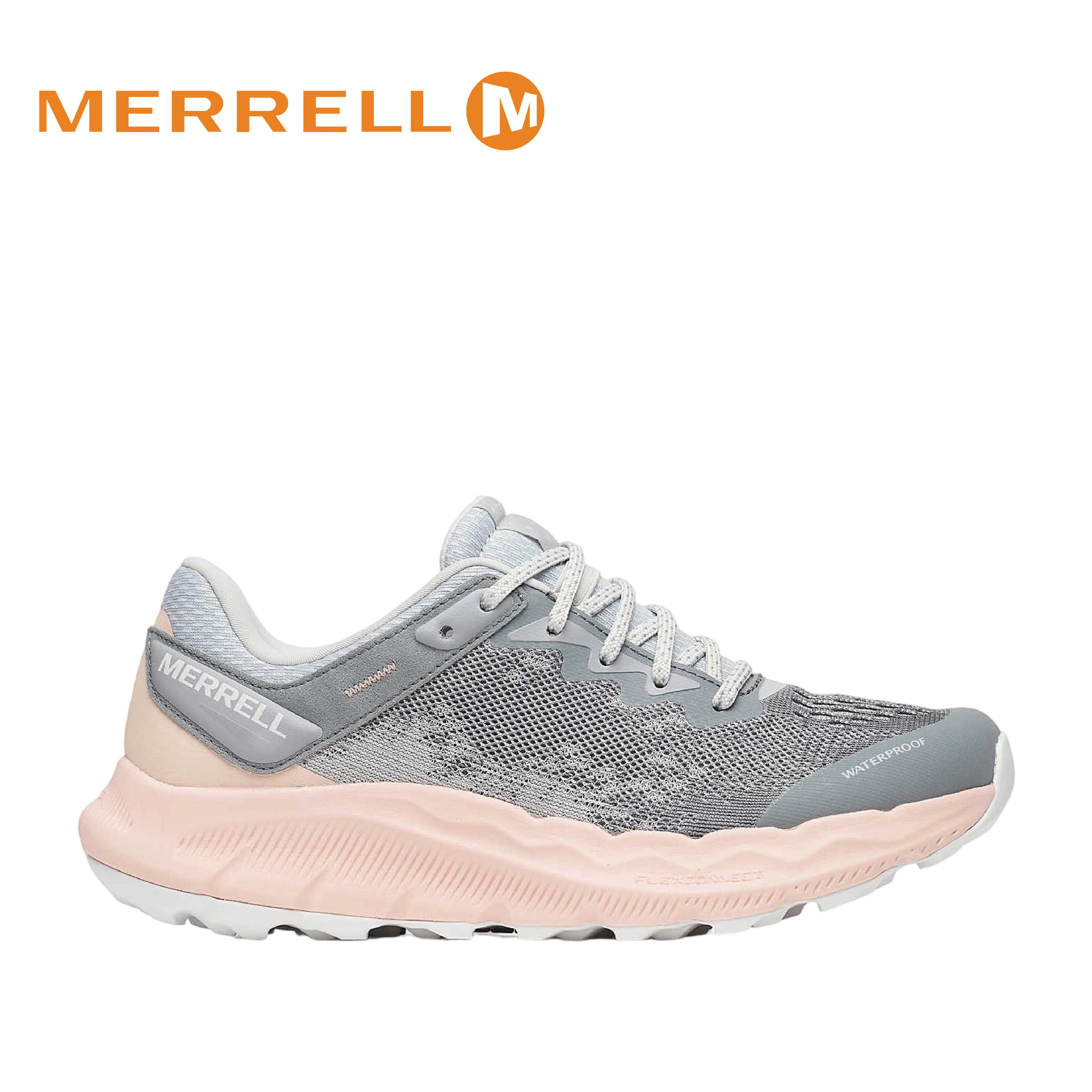 MERRELL 美國 ANTORA 4 WP 輕量戶外越野健行鞋 女款(灰色) 32ML068592
