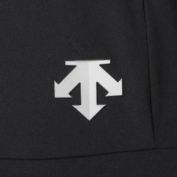 DESCENTE 迪桑特 經典 小LOGO 機能長褲 縮口褲管 黑色