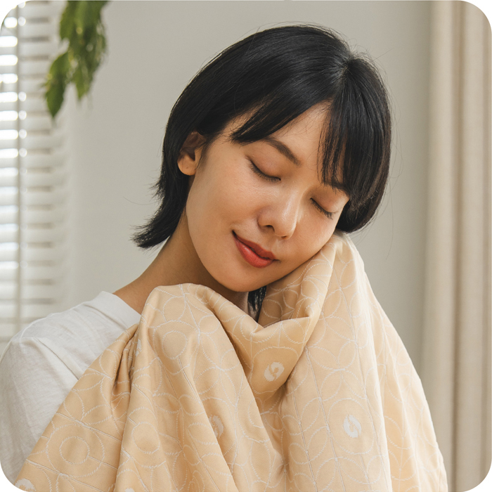 布面不起毛球，使用舒適示意圖