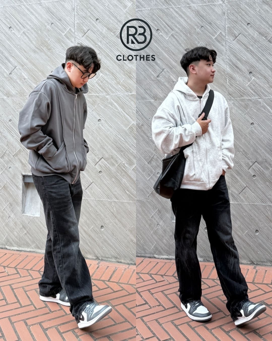 『RB』自訂款現貨 設計解構cleanfit連帽外套