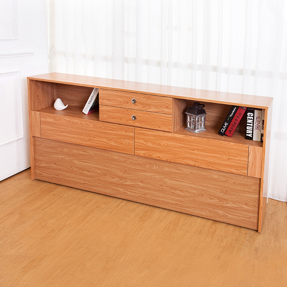 卡特爾6.5尺多功能收納床邊櫃/置物櫃