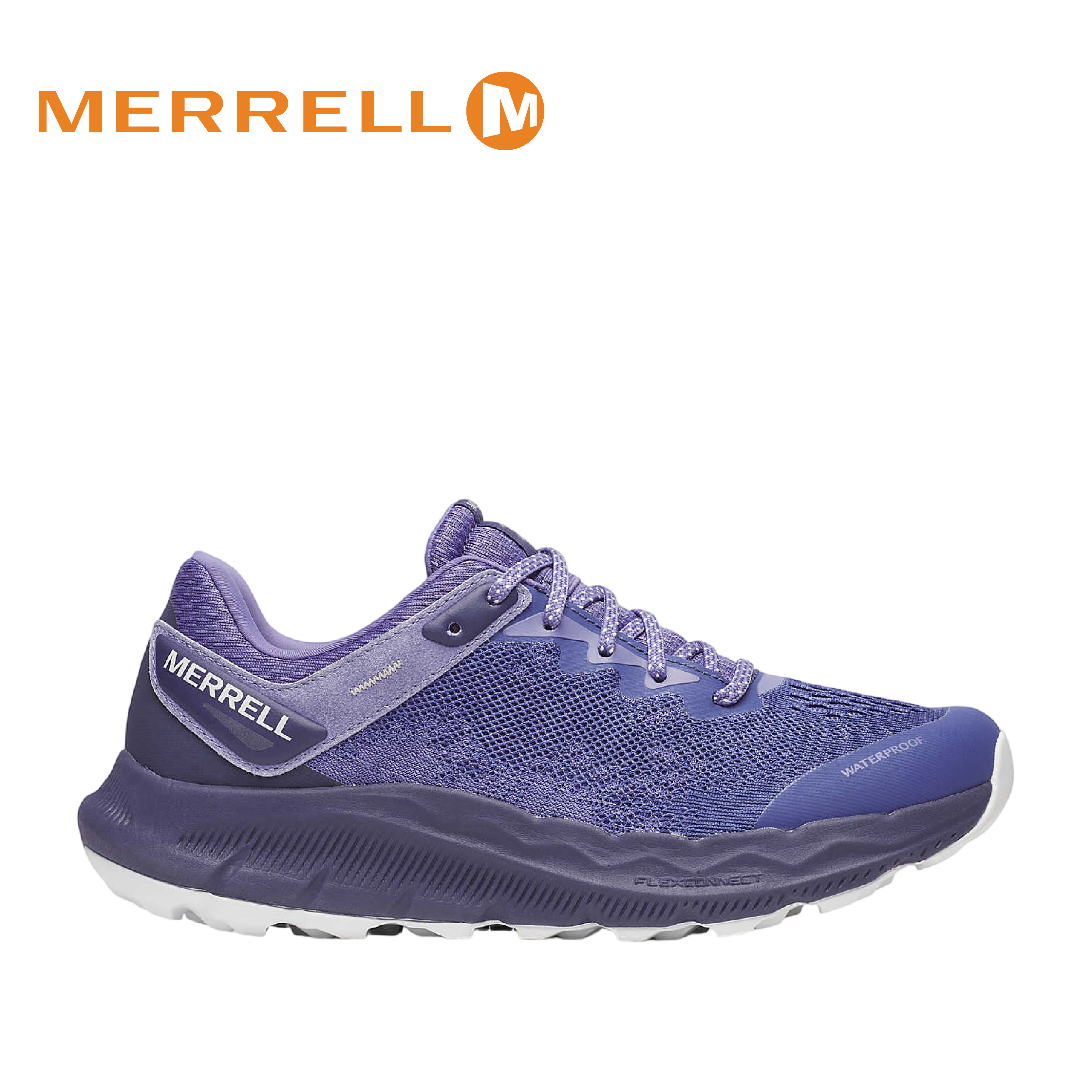 MERRELL 美國 ANTORA 4 WP 輕量戶外越野健行鞋 女款(紫色) 32ML068594