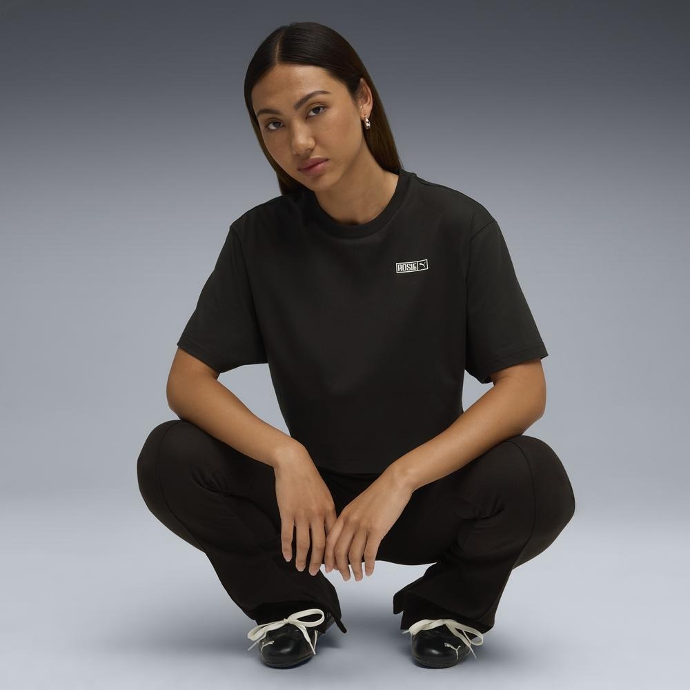 PUMA x ROSÉ 聯名流行系列 黑 短袖 短T 女 63380601