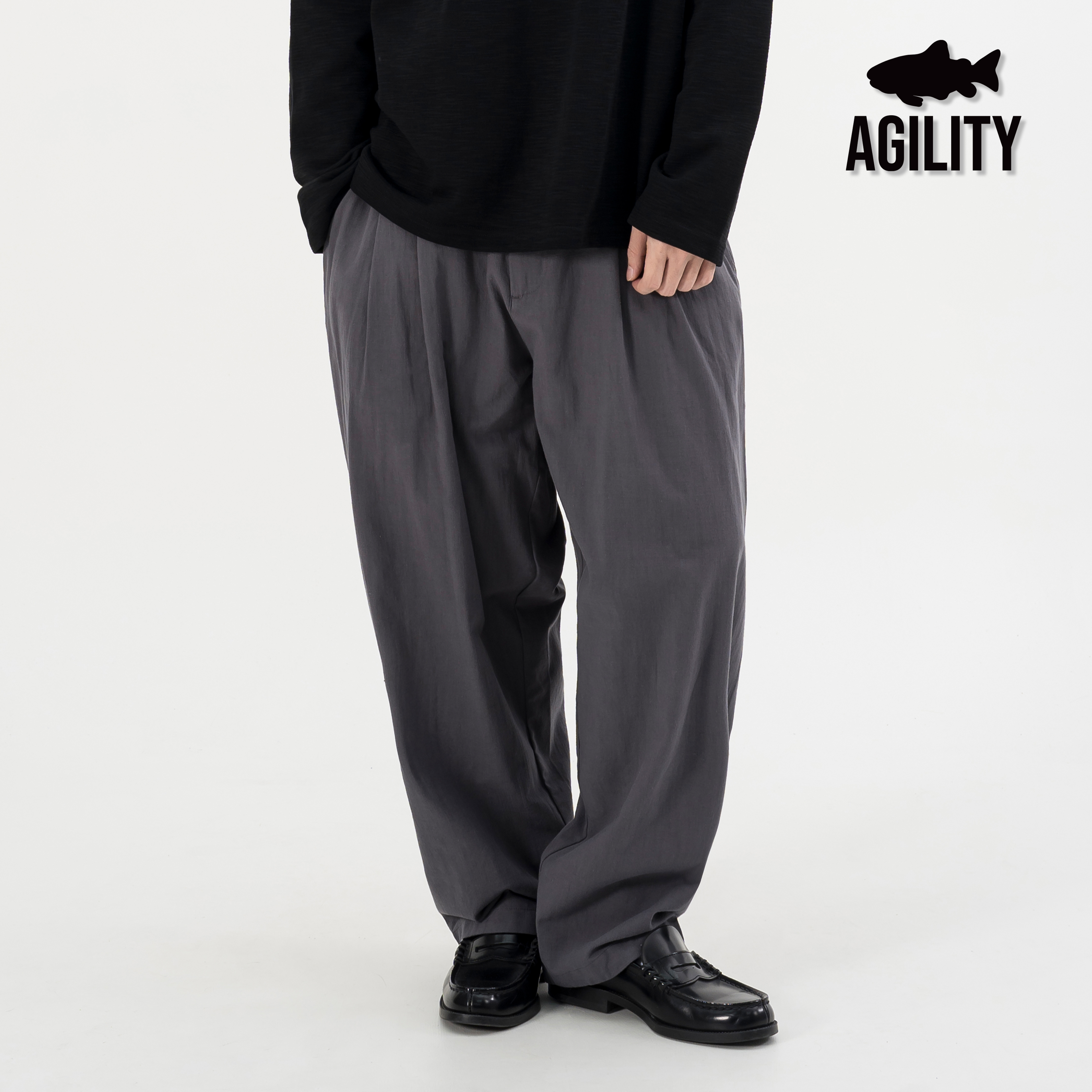 AGILITY Cotton linen Tapered Pants 棉麻 錐形長褲 [CP01]