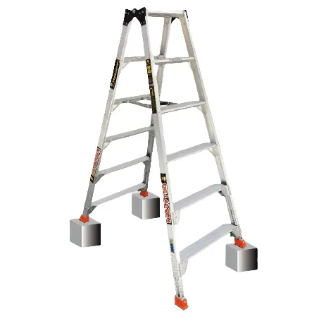 N015 DR LADDER 輕裝纖維伸縮雙面梯 (符合EN131安全規格)