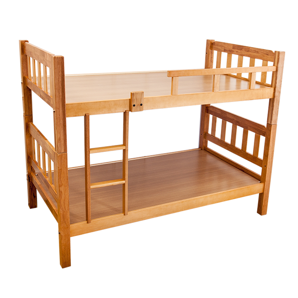 卡特爾3.5尺實木雙層床架