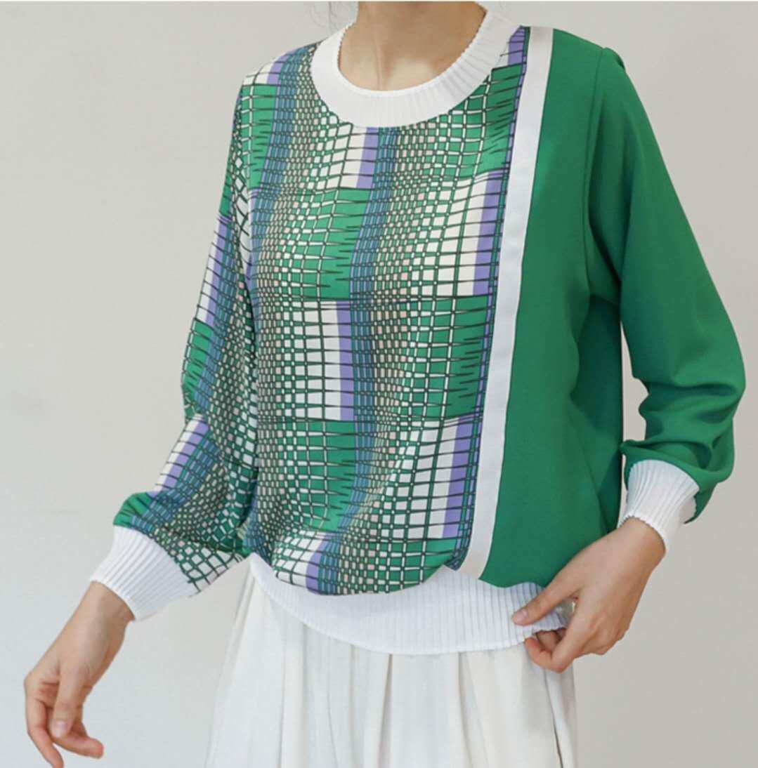 韓國高質雪紡top~105G