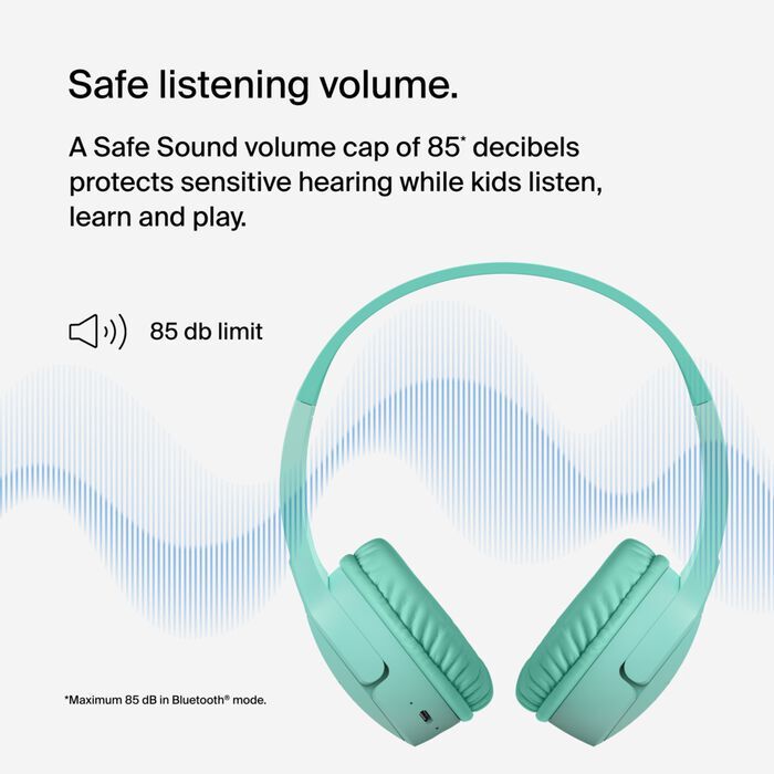 SoundForm Mini Wireless On-Ear Headphones for Kids [AUD002]