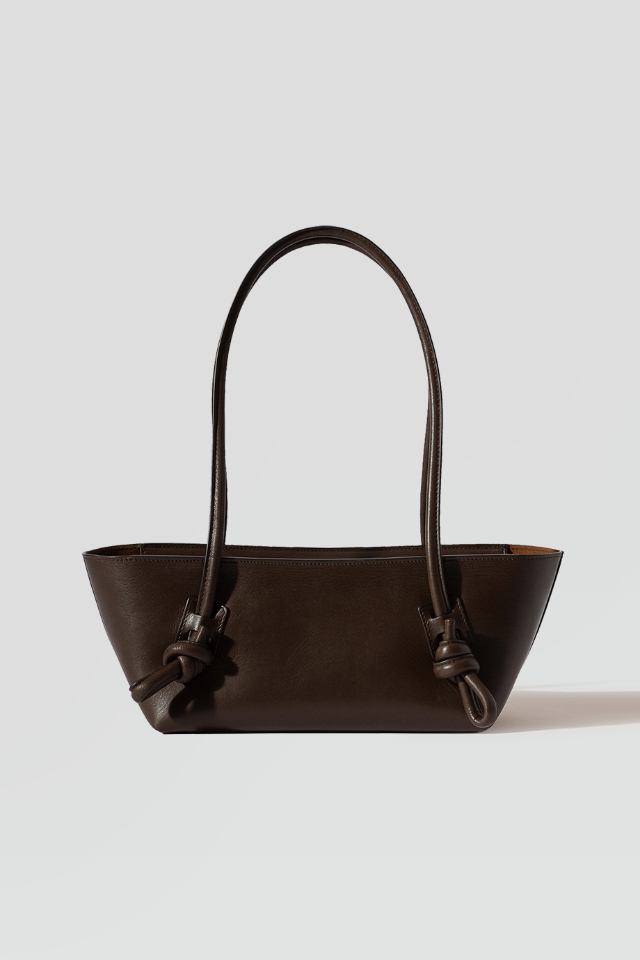 HEREU｜FLECA 真皮結飾法棍型肩背包