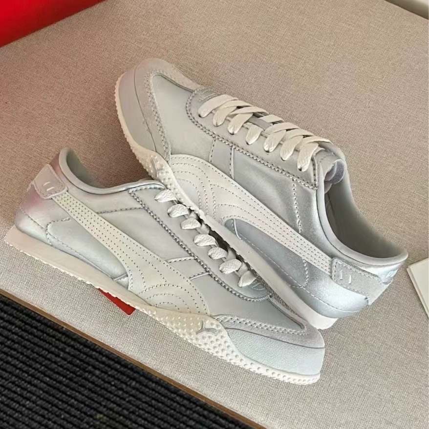 PUMA Bella UT Leather 白銀 銀色 y2k 芭蕾風 德訓鞋 T頭鞋 復古休閒鞋 402186-06