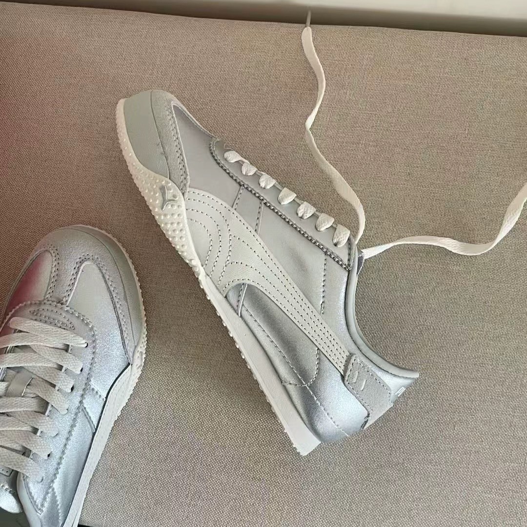 PUMA Bella UT Leather 白銀 銀色 y2k 芭蕾風 德訓鞋 T頭鞋 復古休閒鞋 402186-06