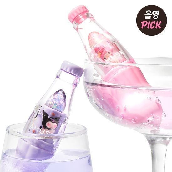 [MY MELODY & KUROMI EDITION] AMUSE Sparkle Soda Lip Balm