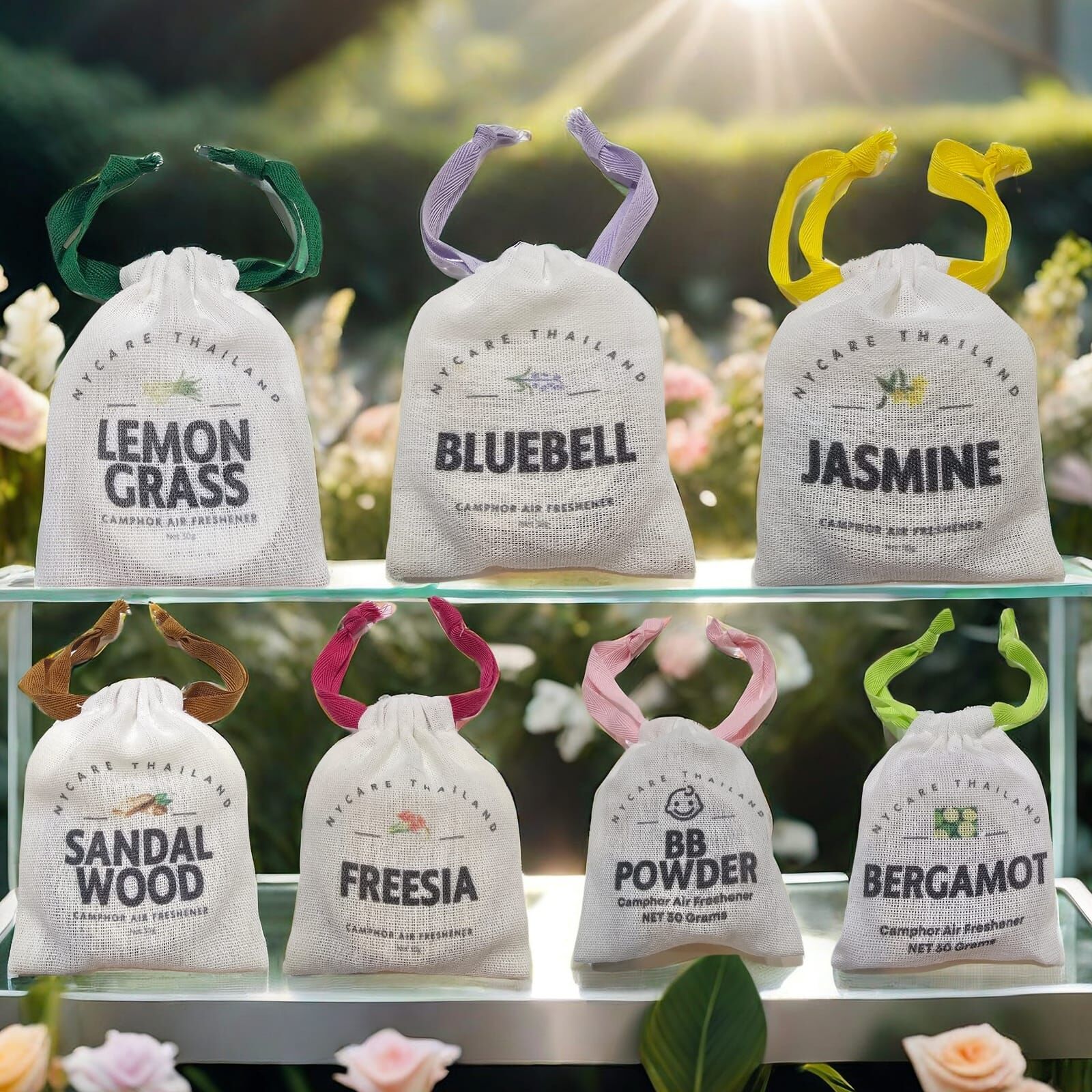 【直播】泰國NY Care Thailand LL090130 天然植物手工防蚊磚香包 (30g)