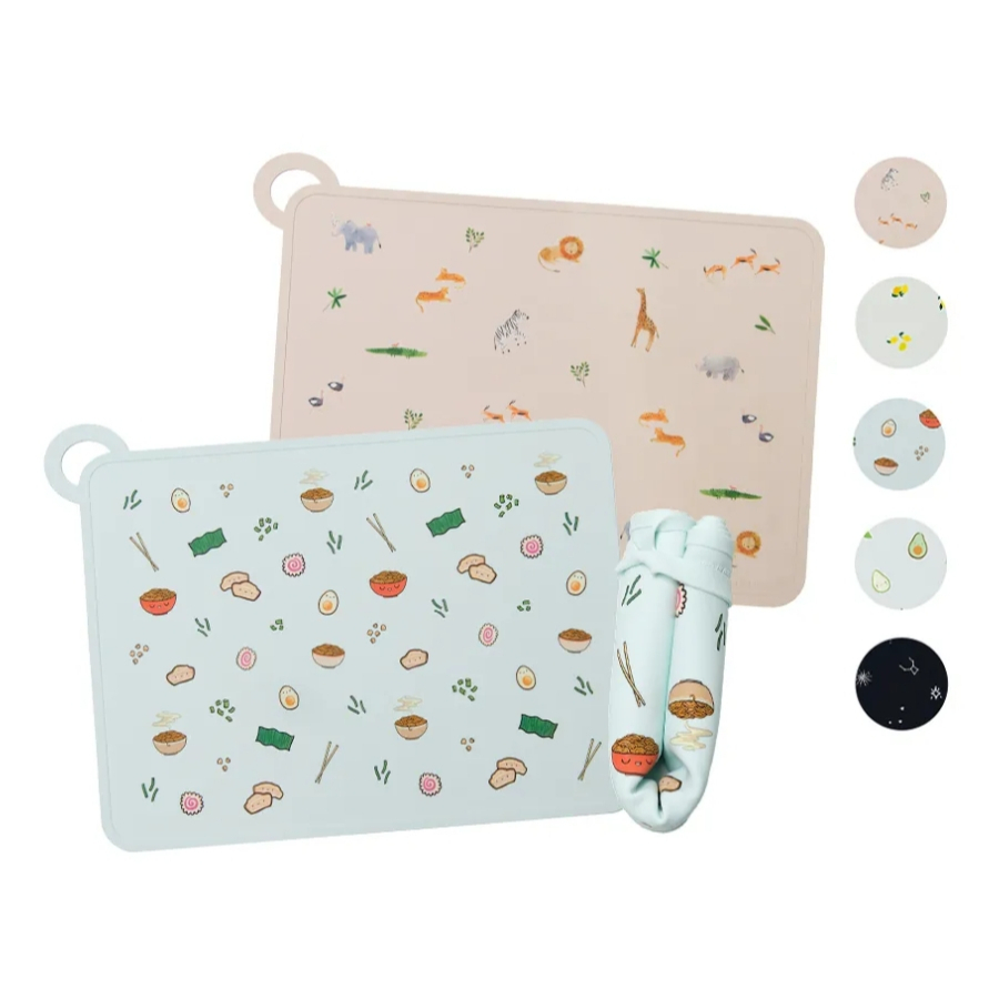 【樂森藥局】Loulou Lollipop 可掛式矽膠餐墊 多款任選