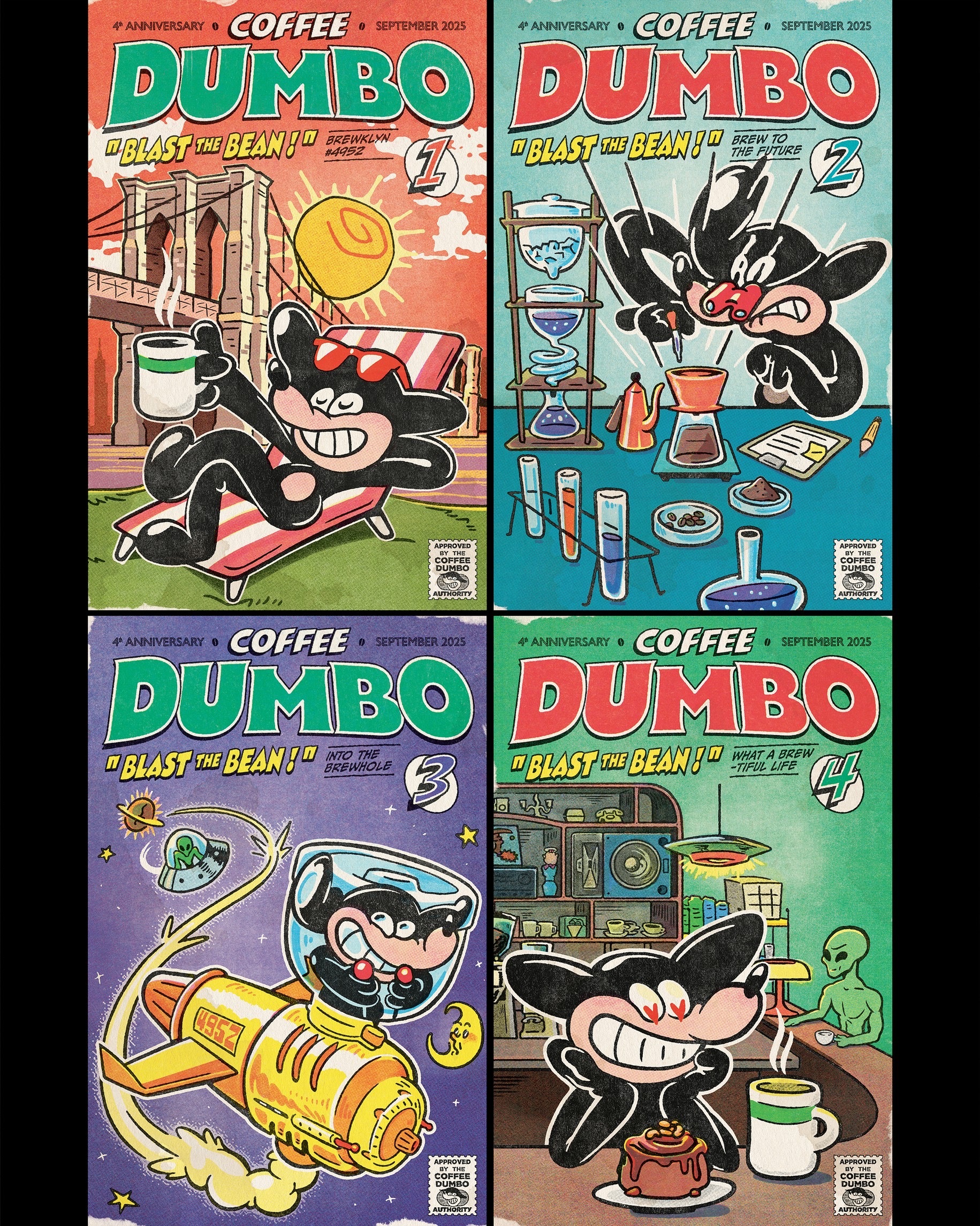 《COFFEE DUMBO: BLAST THE BEAN》— 四週年小海報