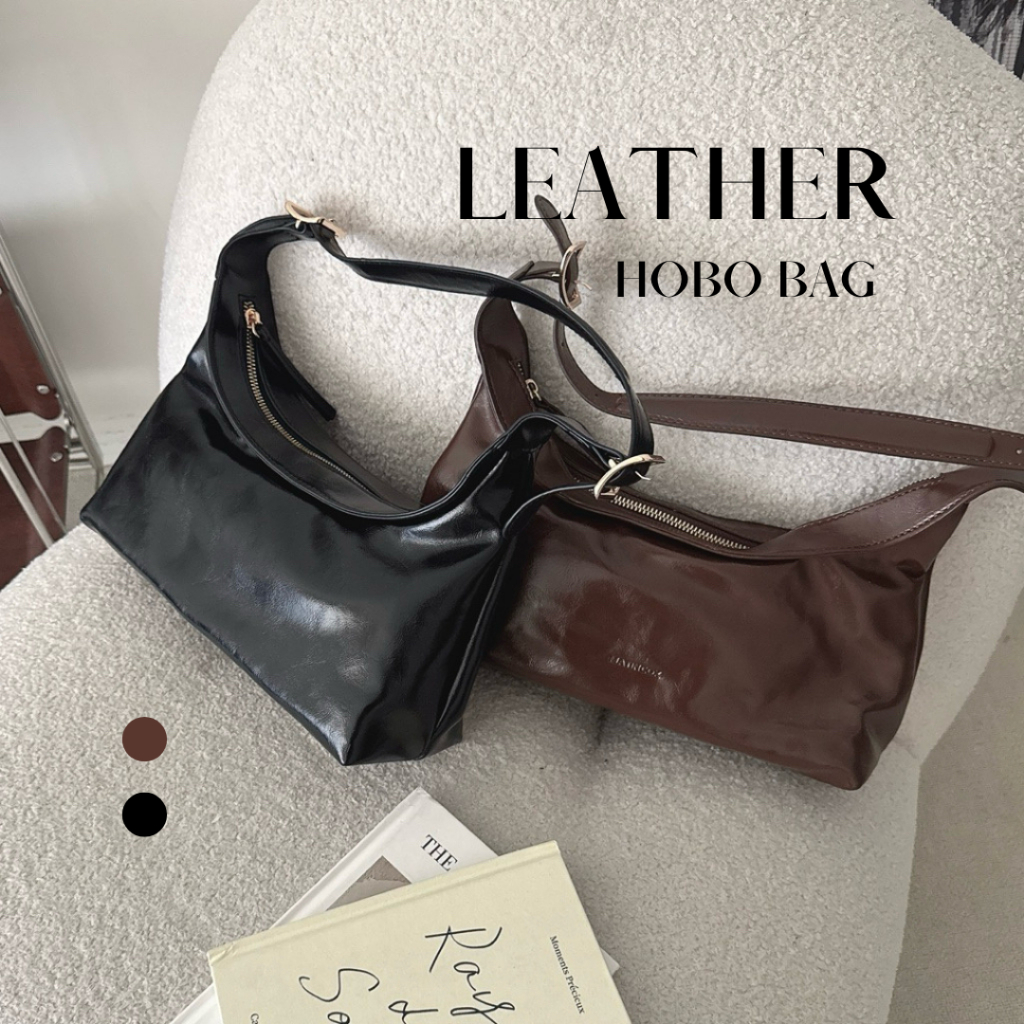 （現貨）售完不補 韓系 復古 軟皮 餃子包 腋下包 BAG29