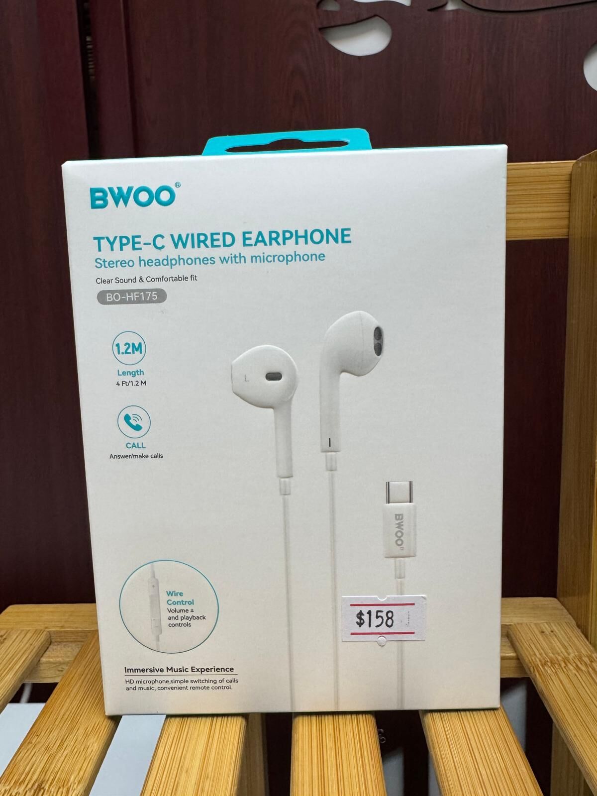 BWOO Type C Wired earphone