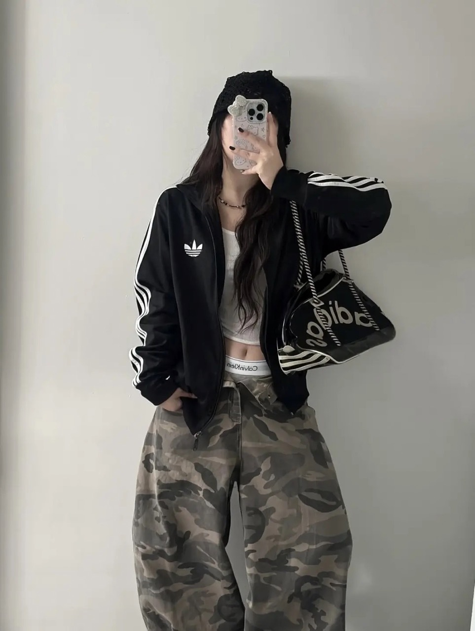 ADIDAS ORIGINALS ADICOLOR FIREBIRD 立領外套 三葉草 黑白 三條線 女款 JC8251 / 預購