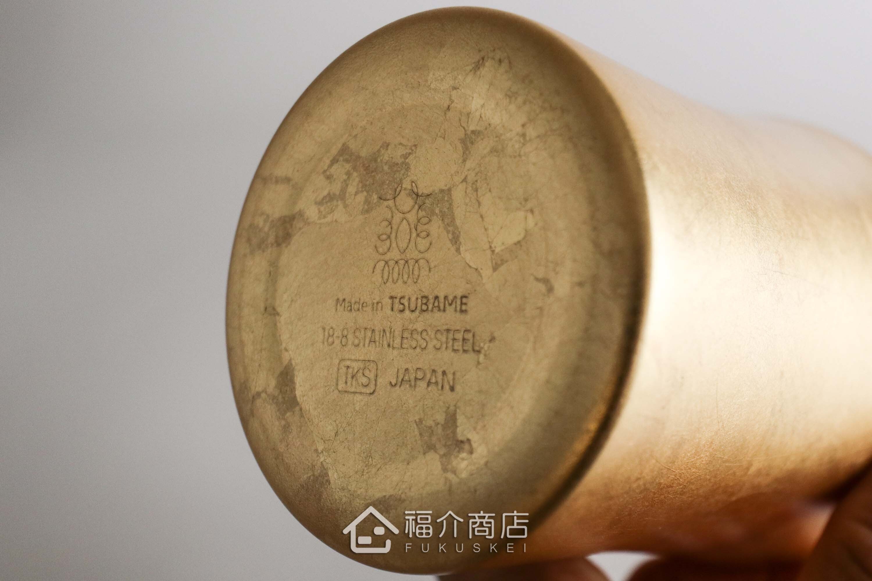 用於盛裝酒用的金箔造型不鏽鋼材質雙層保溫保冷酒杯