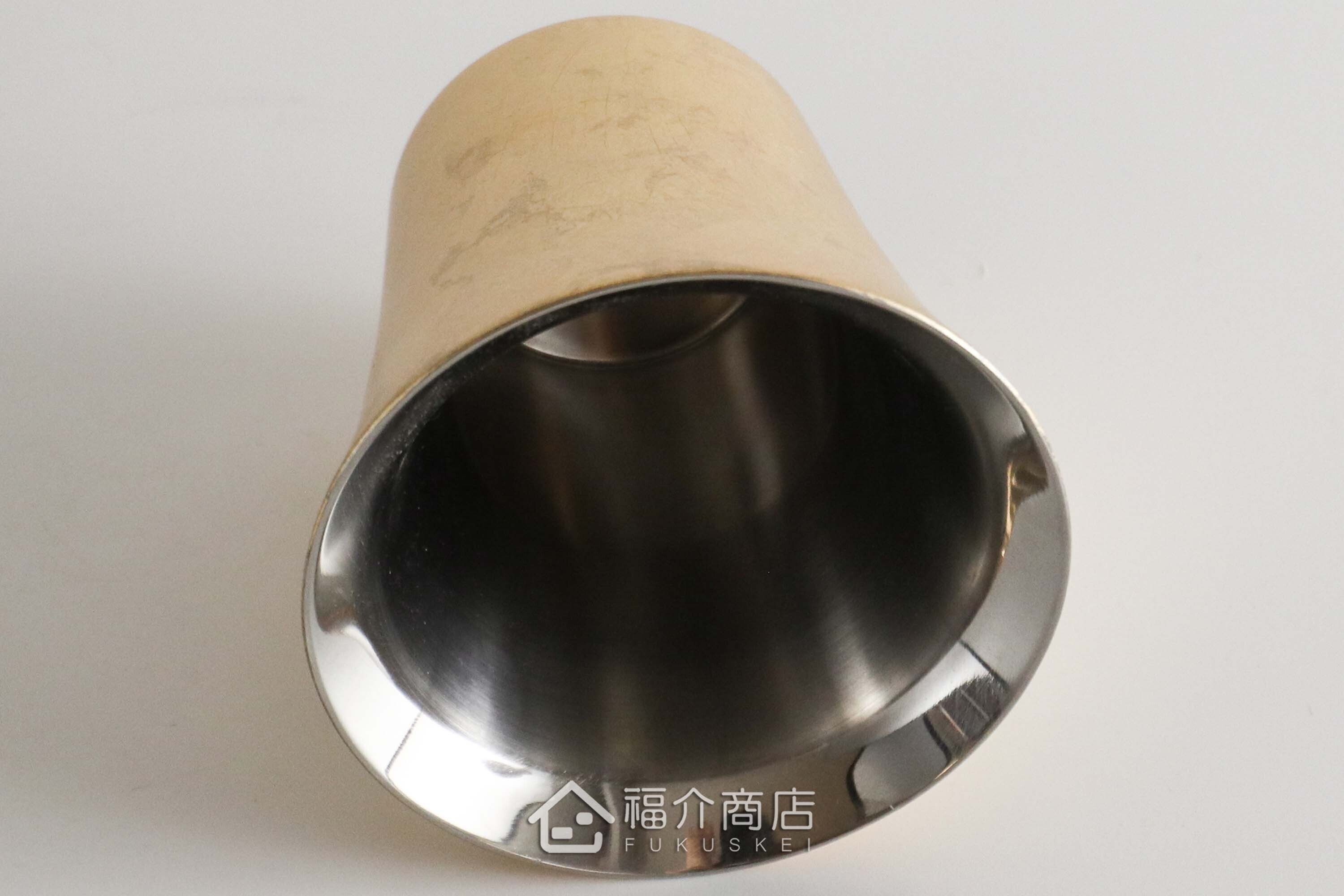 用於盛裝酒用的金箔造型不鏽鋼材質雙層保溫保冷酒杯