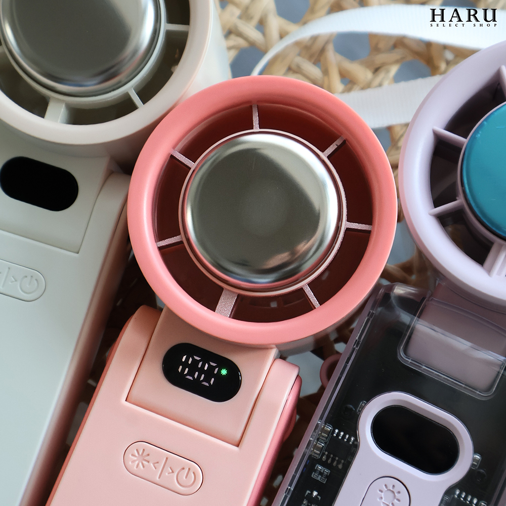 現貨 HIGH SPEED FOLDING COOLING FAN USB充電 小冰炮 隨行可攜式 小風扇 折疊 掛脖 低噪音 手持電扇