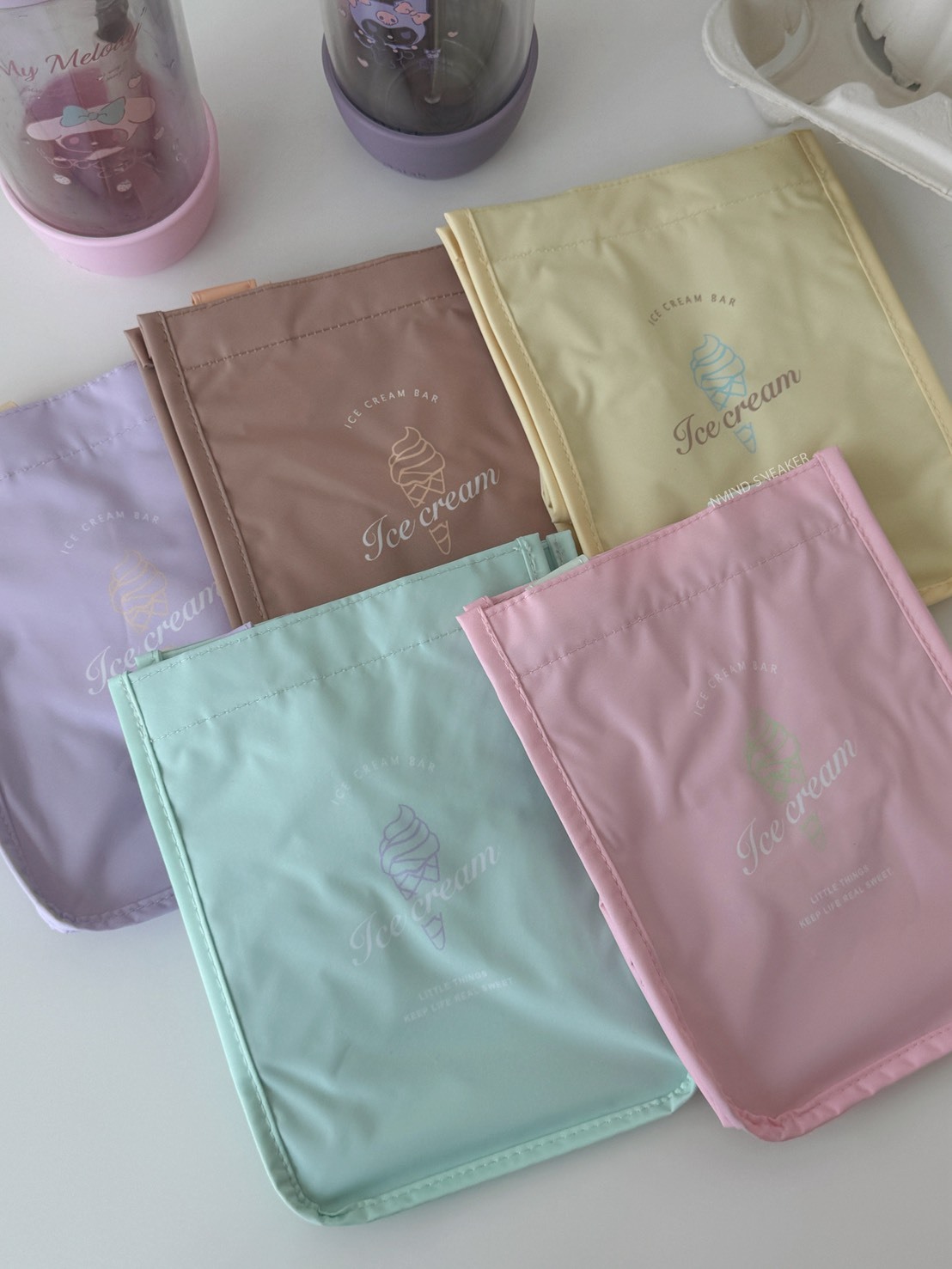 我の珍藏寶貝🎀Oolab 冰淇淋甜筒撞色輕量提袋