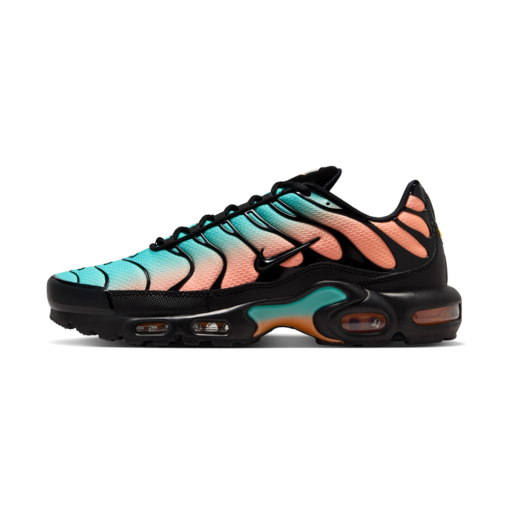 Nike Air Max Plus 男鞋 黑綠橘色 氣墊 復古 漸層 休閒 緩震 運動 休閒鞋 DM0032-022