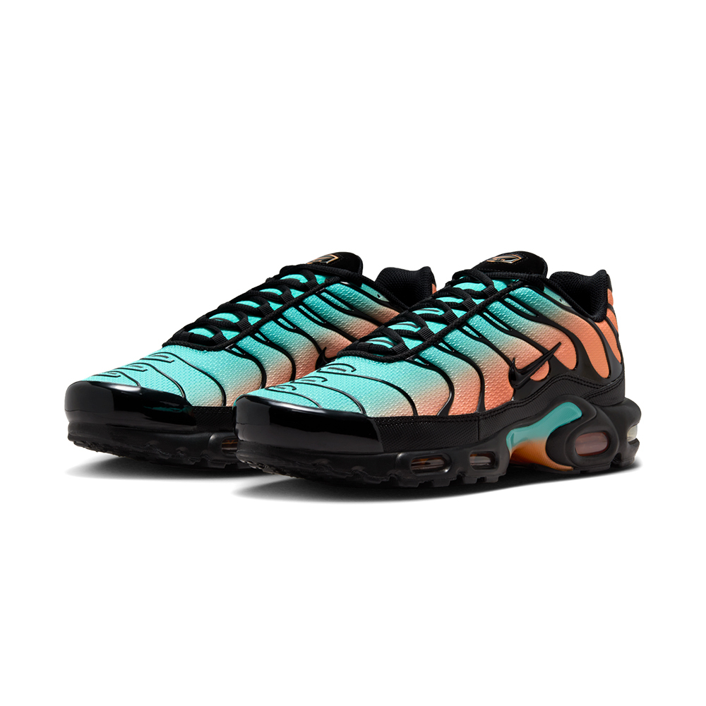 Nike Air Max Plus 男鞋 黑綠橘色 氣墊 復古 漸層 休閒 緩震 運動 休閒鞋 DM0032-022