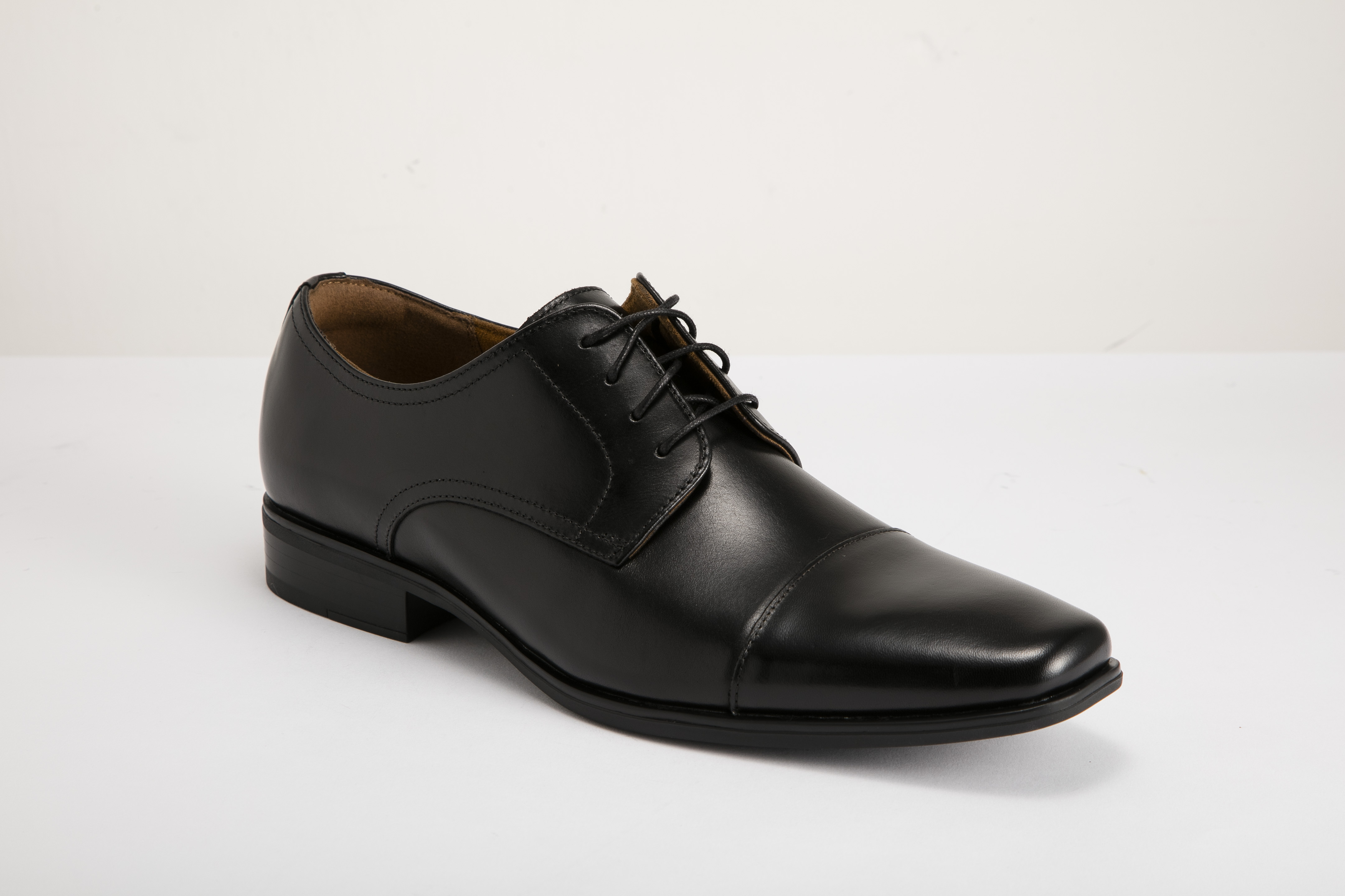 Florsheim - 男裝 JACKSON 尖頭橫飾正裝綁帶德比鞋 121513-001