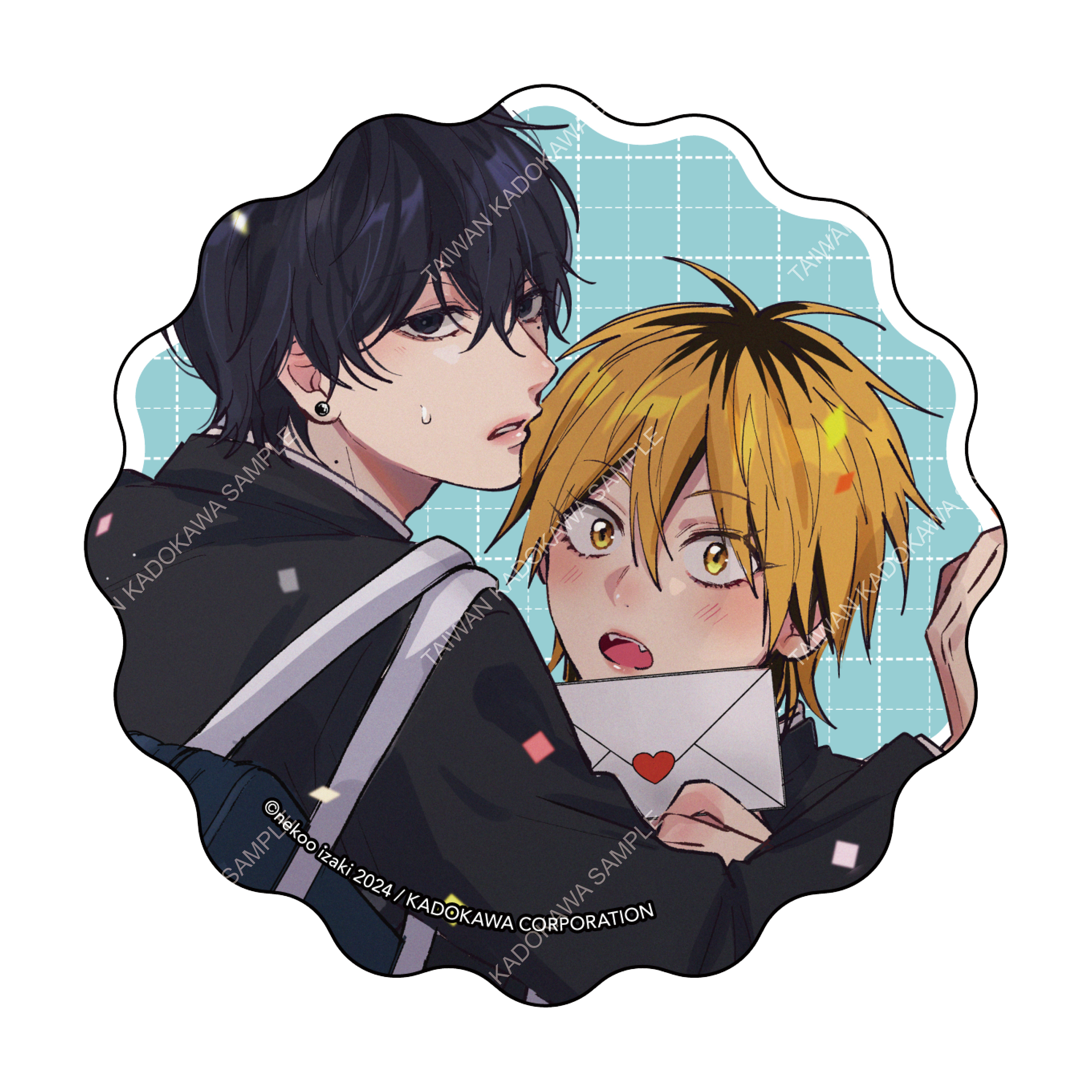 渣男椎名學長與瘋男佐佐木學弟(原作) 壓克力杯墊 B