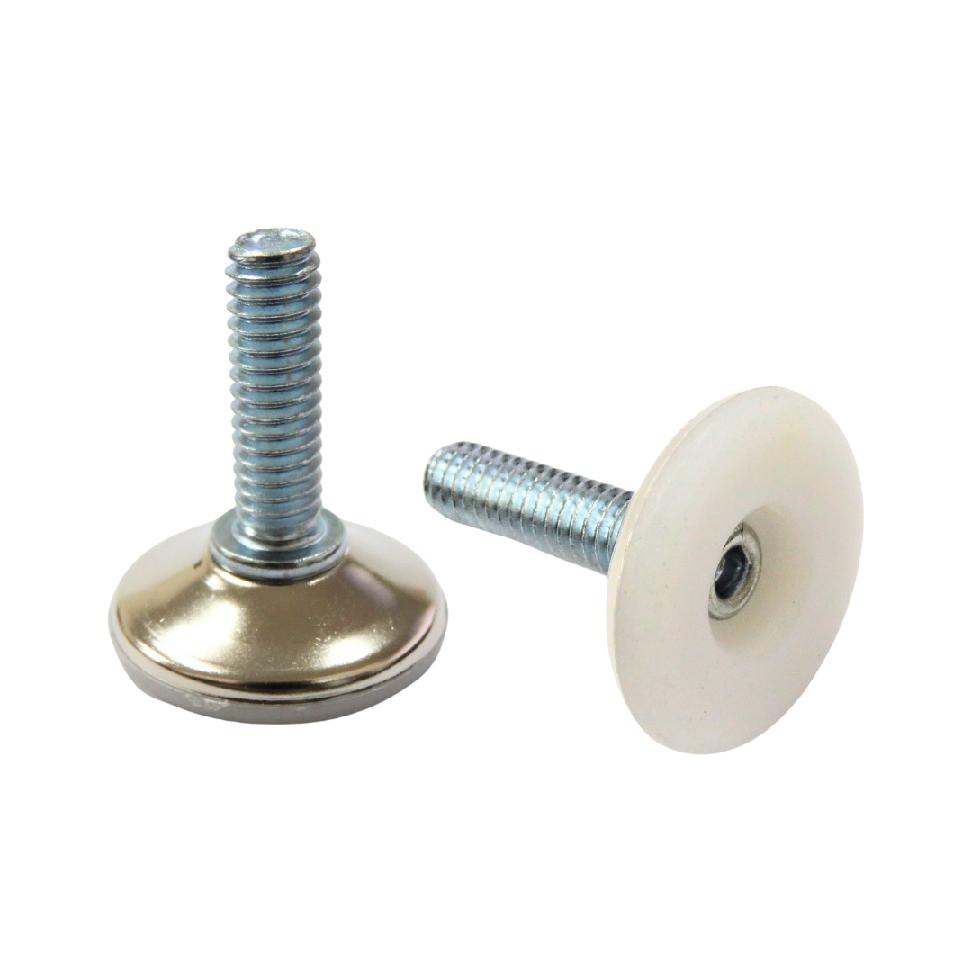 【五金小姐】銀昇降腳粒 可搭配三角鐵片