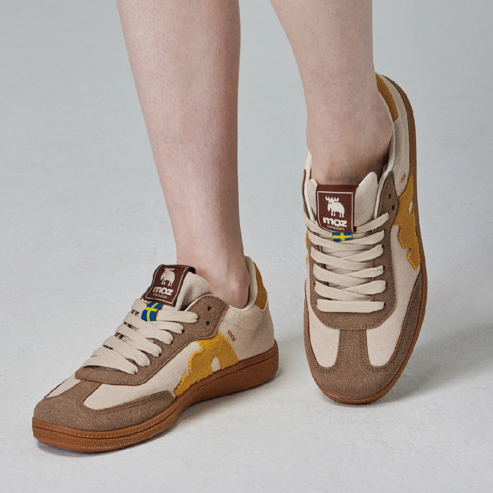 【熱銷】moz瑞典 駝鹿 經典再現 復古 德訓鞋 (麥田棕)