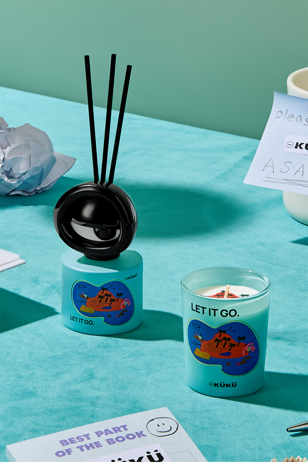 WeKÜKÜ｜大眼仔系列 蠟燭x擴香【WeKUKU台灣總代理】