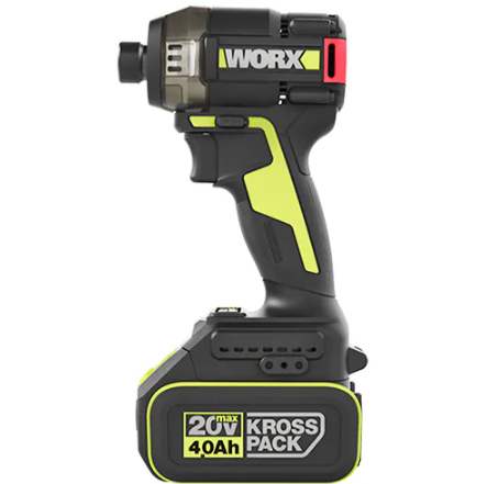 "WORX"威克士 無刷60Nm液壓起子機(鋰20V)(4.0Ah電x2+6A充電器)-[WU298D.1]