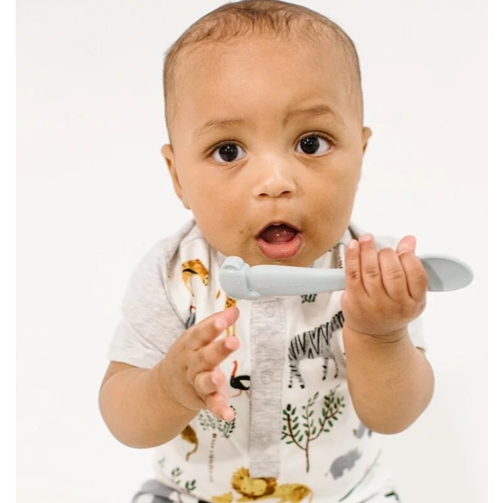 【樂森藥局】加拿大 Loulou Lollipop 動物造型矽膠餵食湯匙(7款可選)